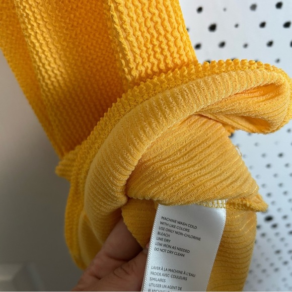 Urban Outfitters Orange Knit Tyra Strappy Back Sleeveless Mini Dress XS - Picture 7 of 9